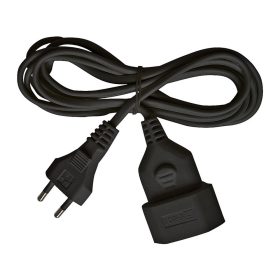 Brennenstuhl műanyag hosszabbító kábel, fekete, 5m