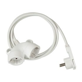   Brennenstuhl műanyag hosszabbító kábel, 2 dugalj, fehér, 3m