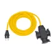 Brennenstuhl hosszabbító kábel 3 dugalj, sárga, 10m, IP44
