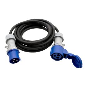 Brennenstuhl CEE hosszabbító kábel 3 pólus, fekete, 5m