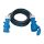 Brennenstuhl CEE hosszabbító kábel 3 pólus, fekete, 10m, IP44