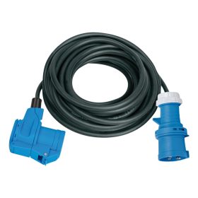   Brennenstuhl CEE hosszabbító kábel szögcsatlakozóval, fekete, 10m, IP44