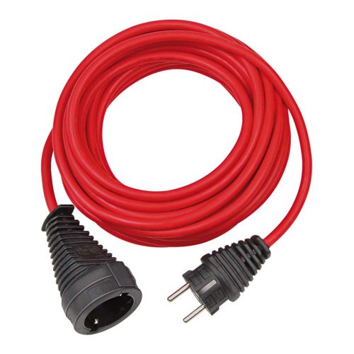 Brennenstuhl műanyag hosszabbító kábel földelő érintkezővel, piros, 10m