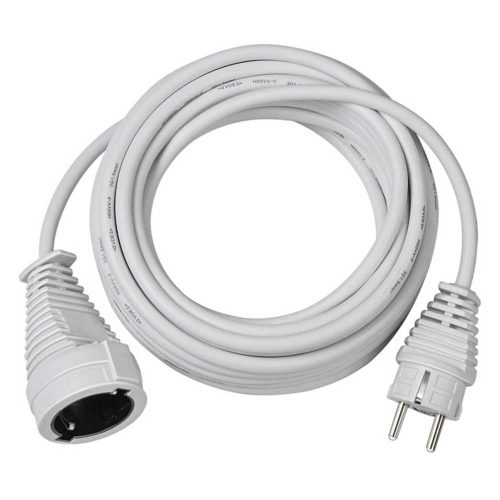 Brennenstuhl műanyag hosszabbító kábel földelő érintkezővel, fehér, 10m