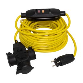   Brennenstuhl BREMAXX hosszabbító kábel FI közbenső megszakítóval, külteri használatra, 20m, IP44