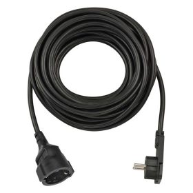   Brennenstuhl hosszabbítókábel derékszögű lapos dugasszal fekete, 10m