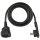 Brennenstuhl műanyag hosszabbító kábel fekete, 3m