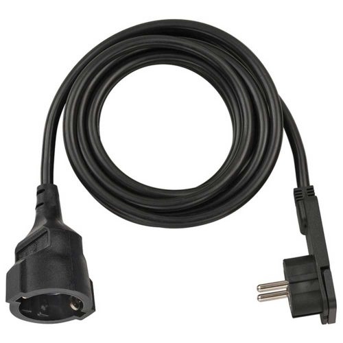 Brennenstuhl műanyag hosszabbító kábel fekete, 3m