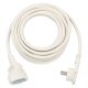 Brennenstuhl műanyag hosszabbító kábel fehér, 5m