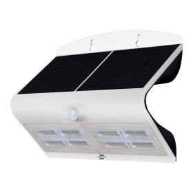   Brennenstuhl SOL WAVE 800 LED akkus napelemes fali lámpa mozgás érzékelővel, 6,8W, 800lm, IP65