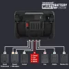 Brennenstuhl Professional Multi Battery LED hibrid építési reflektor 12500lm, IP55