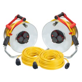   Brennenstuhl Power-Set B acál Plus IP 44 semleges kábel dob 2x25m + hosszabbítás 2x25m 3G1,5