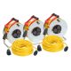 Brennenstuhl POWER SET C acél PLUS IP44 semleges kábel dob 3x50m + hosszabbítás 2x25m 3G1.5
