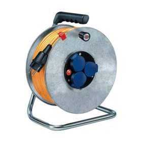   BAT SK fémházas kábeldob narancs kábellel IP44 3x1,5mm 40m