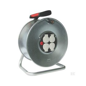   Brennenstuhl fémházas kábeldob fekete kábellel 3x1,5mm 50m