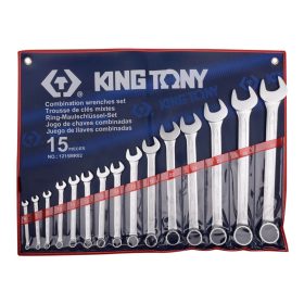   King Tony csillag-villáskulcs készlet 6-32mm 15 részes (1215MR02)