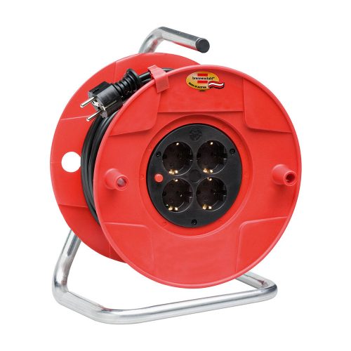 Brennenstuhl BAT 260 kábeldob, 4x védőcsatlakozó 230V/16A, 40m H05VV-F 3G1.5 fekete, IP20