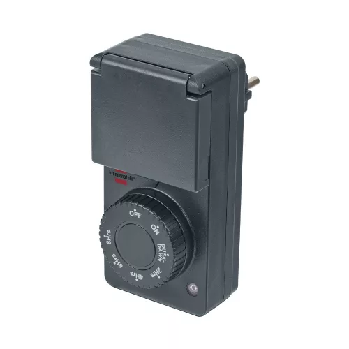 Brennenstuhl időkapcsoló óra szürkület-érzékelővel antracit IP44