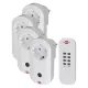 Brennenstuhl Comfort-Line távirányítható hálózati aljzat szett 4x IP20