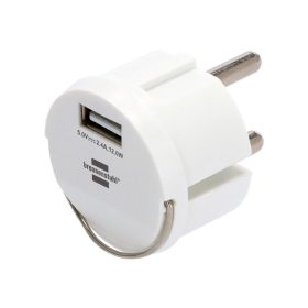 Brennenstuhl USB csatlakozó adapter 2,4A fehér