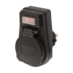   Brennenstuhl Konnektor átalakító adapter EDS 10 IP44 ki/be kapcsolóval kültéri használatra