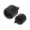 Brennenstuhl Travel Adapter USA => Euro 2,5A automata biztosítek