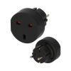 Brennenstuhl Utazó adapter GB => védő érintkezés