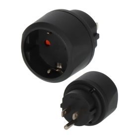 Brennenstuhl Utazó adapter védő érintkezős => USA
