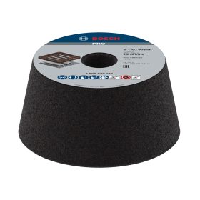   Bosch PRO Metal kúpos fazékkorong, 90x110x55 mm, szemcseméret: G36, fémcsiszoláshoz