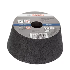   Bosch PRO Metal kúpos fazékkorong, 90x110x55 mm, szemcseméret: G30, fémcsiszoláshoz