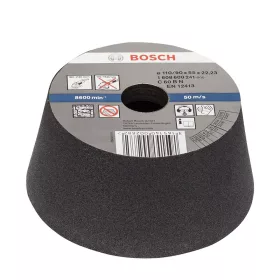   Bosch PRO Metal kúpos fazékkorong, 90x110x55 mm, szemcseméret: G54, fémcsiszoláshoz
