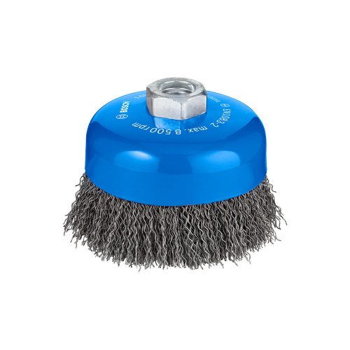 Bosch PRO Metal clean hullámos fazékkefe, 100x0,5 mm, M14 menetes, fémhez