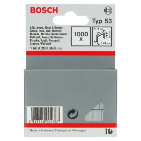 Bosch finomhuzal tűzőkapocs Type 53 14mm 1000db