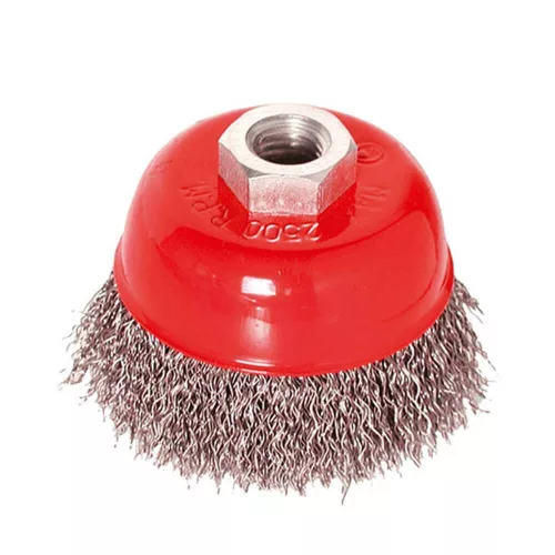 Extol Craft hullámos drótcsiszoló fazékkefe sarokcsiszolóhoz M14x2mm 75mm