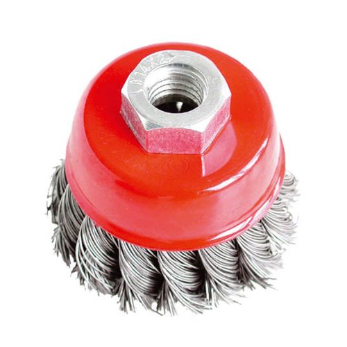 Extol Craft sodrott drótcsiszoló fazékkefe sarokcsiszolóhoz M14+2mm 80mm