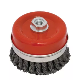   Extol Craft sodrott drótcsiszoló fazékkefe sarokcsiszolóhoz M14+2mm 100mm