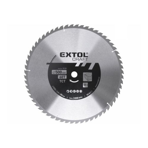 Extol Craft körfűrészlap fához 500x30x3,8mm 60 fog