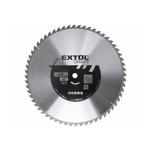 Extol Craft körfűrészlap fához 600x30x3,8mm 60 fog