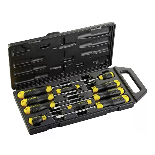 Stanley Cushiongrip csavarhúzó készlet 10 részes