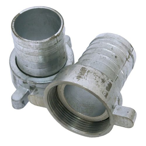 Fém tömítővég csatlakozó, rögzítő anyával, fém 2" - 2"; acél ötvözet, 8895101 szivattyúhoz