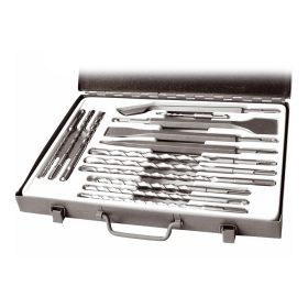   Extol Premium betonfúró és véső készlet SDS PLUS; 14db, 5/110mm, 6,8,10/160mm, 8,10,12/210mm, 10,