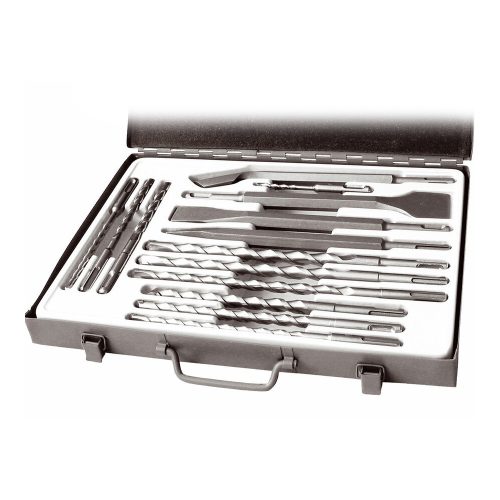 Extol Premium betonfúró és véső készlet SDS PLUS; 14db, 5/110mm, 6,8,10/160mm, 8,10,12/210mm, 10,