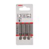 Bosch Hatszögletű extra kemény bitfej HEX4 x 49 mm - 3 db/cs