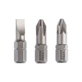   Bosch extra kemény bitfej S1,0 x 5,5, PH2, PZ2 x 25 mm, 3 részes