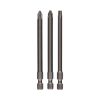 Bosch extra kemény bitfej PH2, PZ2, T25 x 89 mm, 3 részes