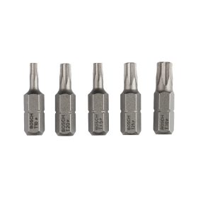   Bosch Torx extra kemény bitfej T10, T15, T20, T30 x 25 mm - 5 db/cs