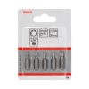 Bosch Torx extra kemény bitfej T10, T15, T20, T30 x 25 mm - 5 db/cs