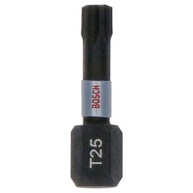   Bosch PRO Torx ütvecsavarozó fej, T25, 25 mm, 25 db tiktak dobozban
