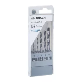   Bosch HSS PointTeQ DIN 338 fémfúrószár készlet 1/4" Bit befogással 2-6mm 5 részes