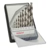 Bosch PRO HSS-G fémfúrószár készlet hengeres befogással 1-10mm 10 részes